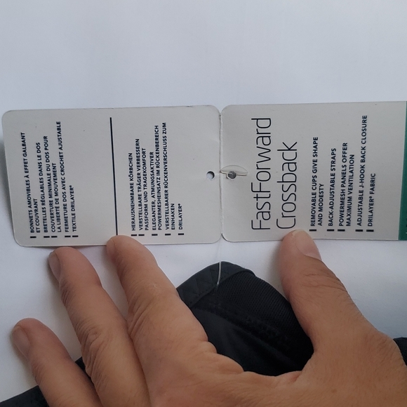 NWT Brooks Crossback sports bra, medium support - Picture 4 of 5